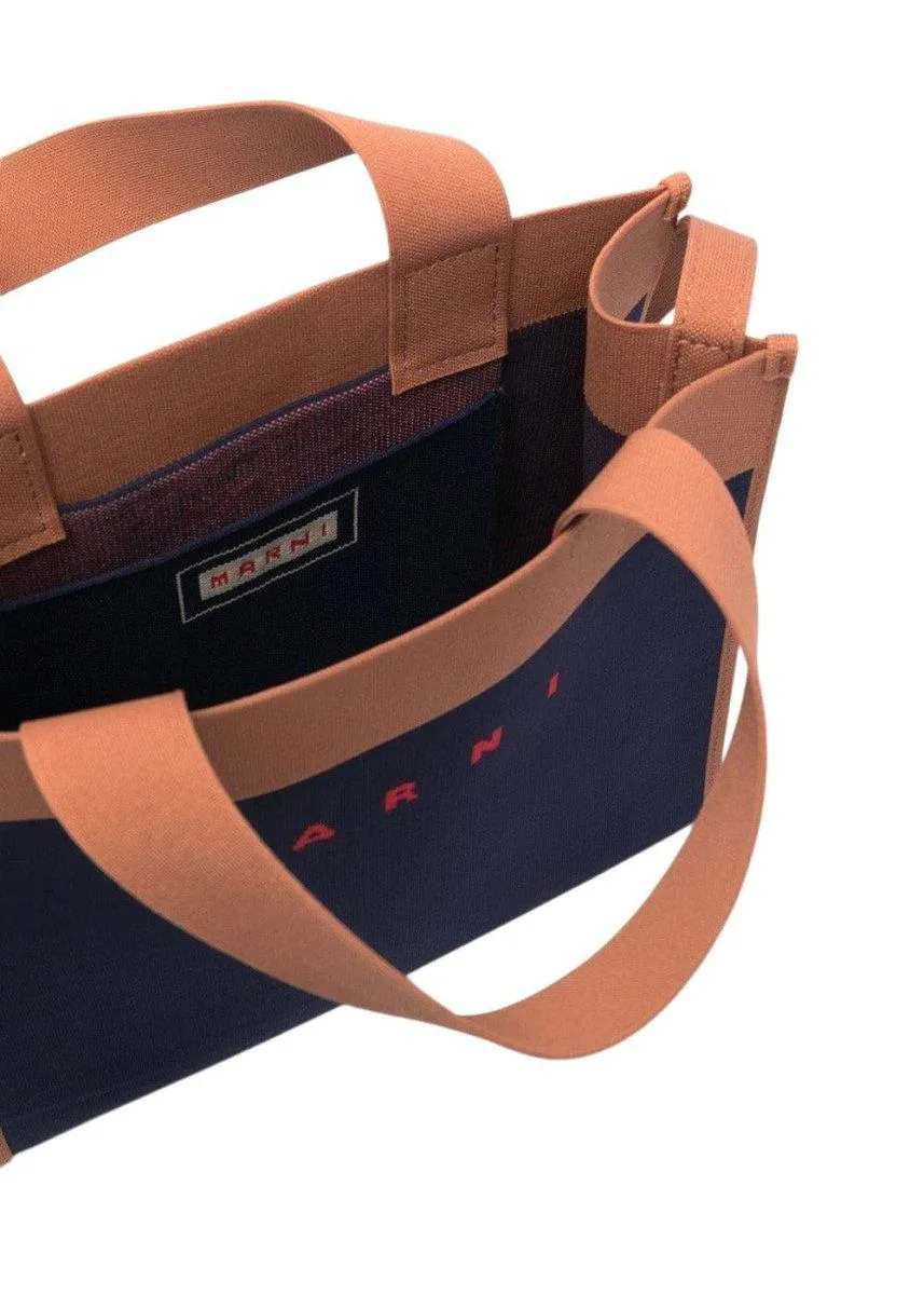 SHOPPING BAG - Iris/Peanuts/Red