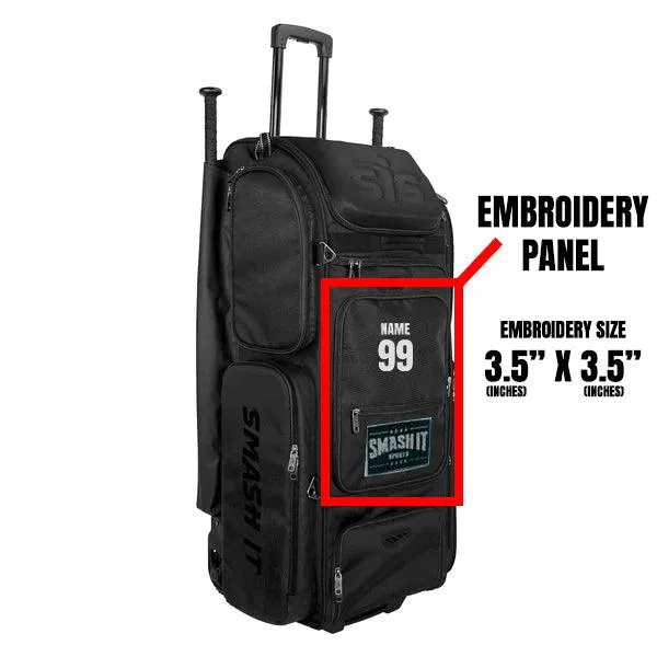 SMASH OPS V3 GUERRILLA Charcoal/Black Roller Bag