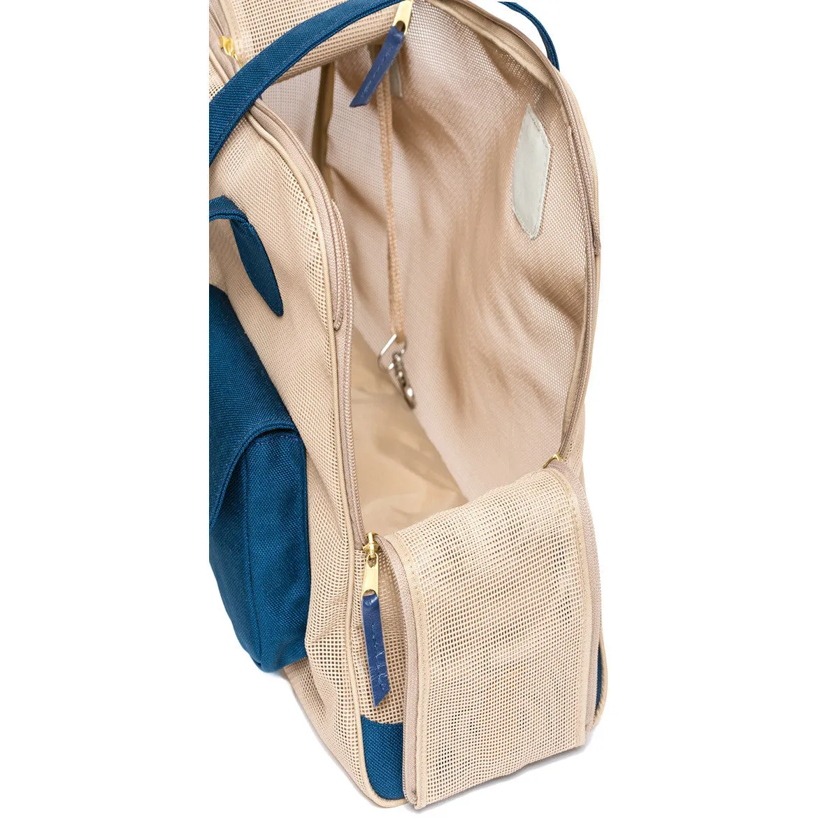 Spring/Summer - Beige w/ Blue Canvas - All Mesh - "See Through"