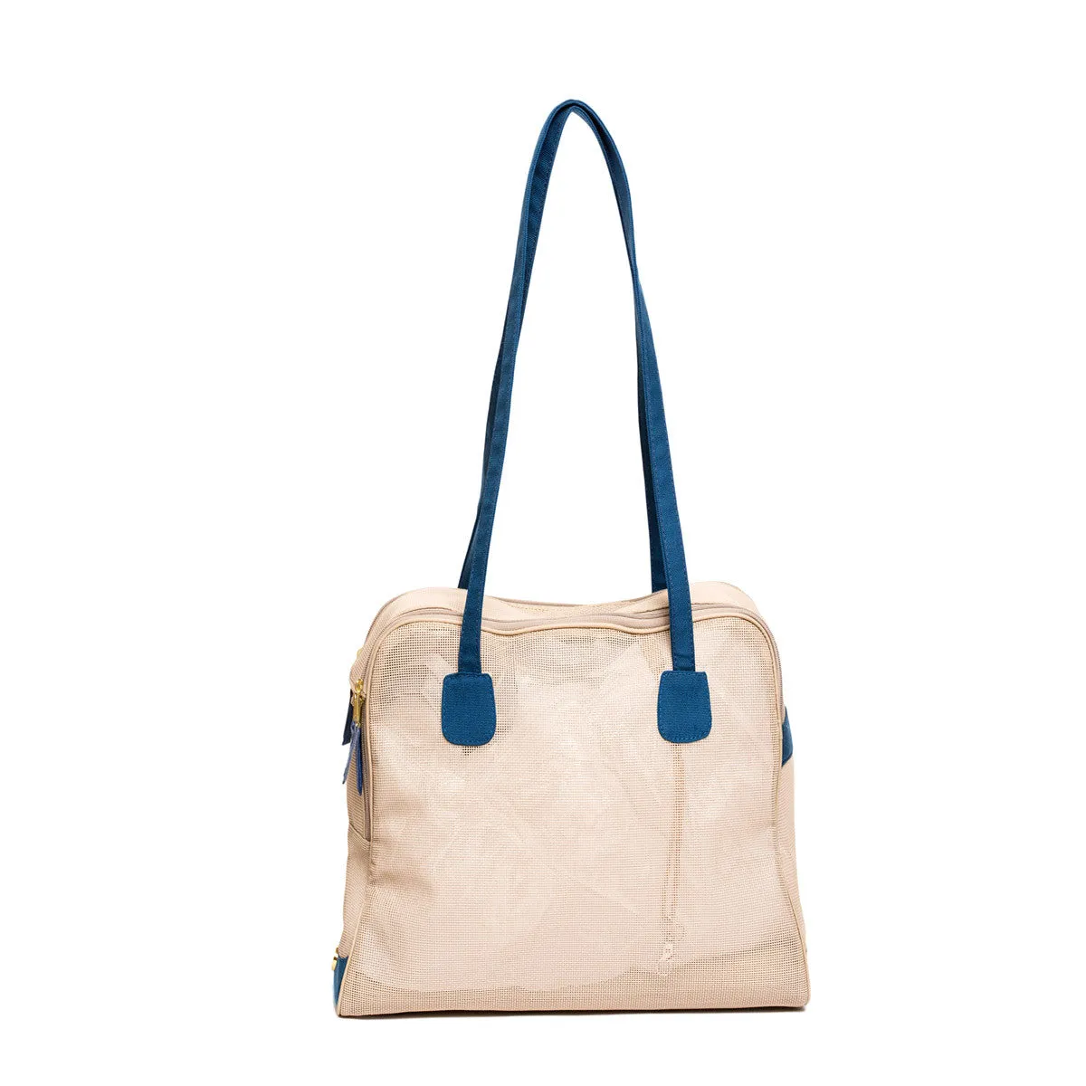 Spring/Summer - Beige w/ Blue Canvas - All Mesh - "See Through"