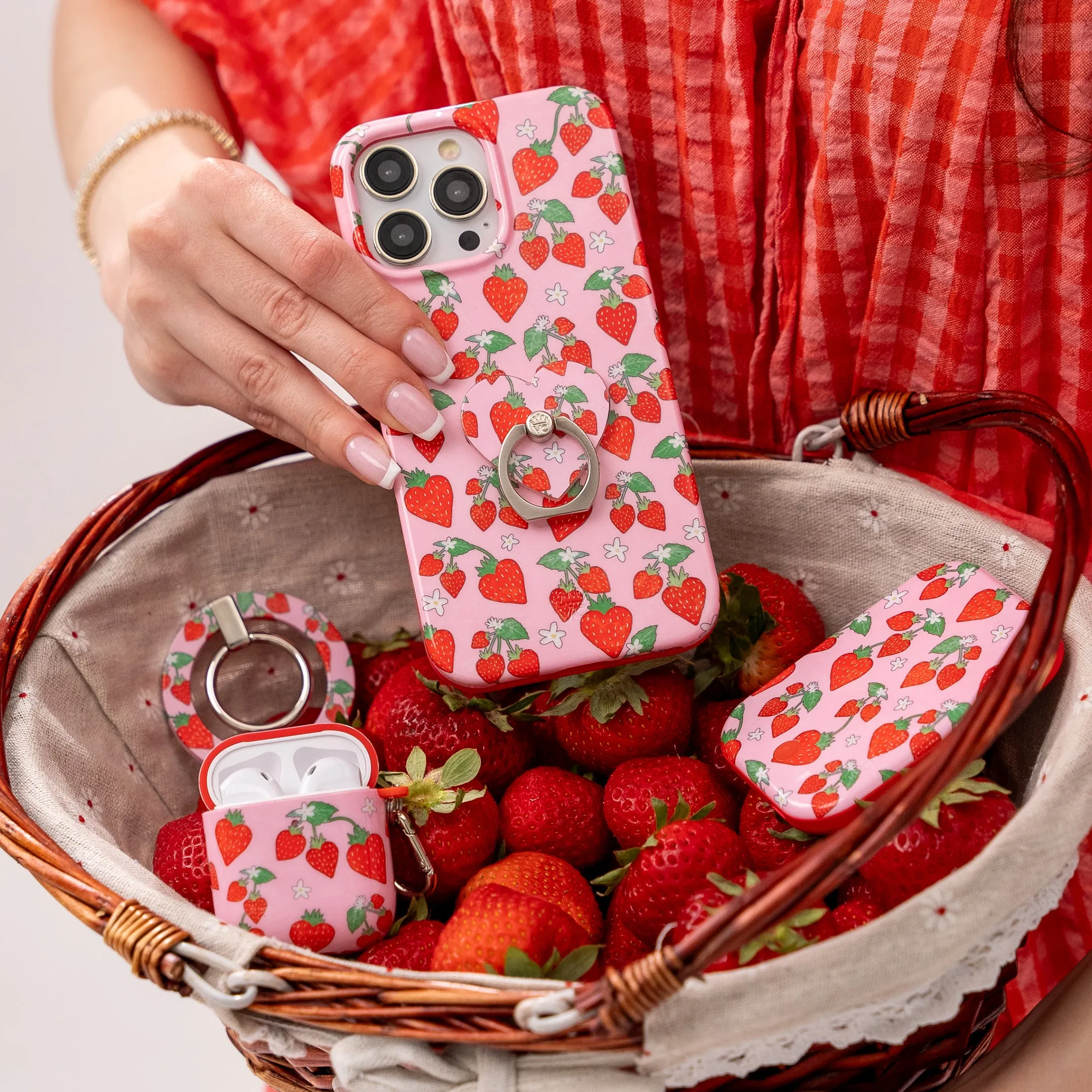 Strawberry Sweethearts AirPod Case