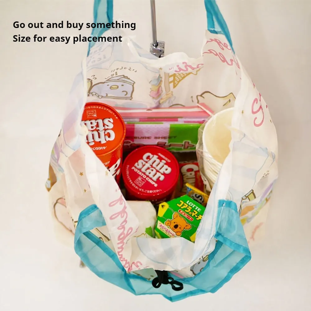 Sumikko Gurashi Corner Creature Shopping Bag Picnic Ice Cream Doll Garden Ocean Eco-Friendly Tote Bag Storage Tote Bag