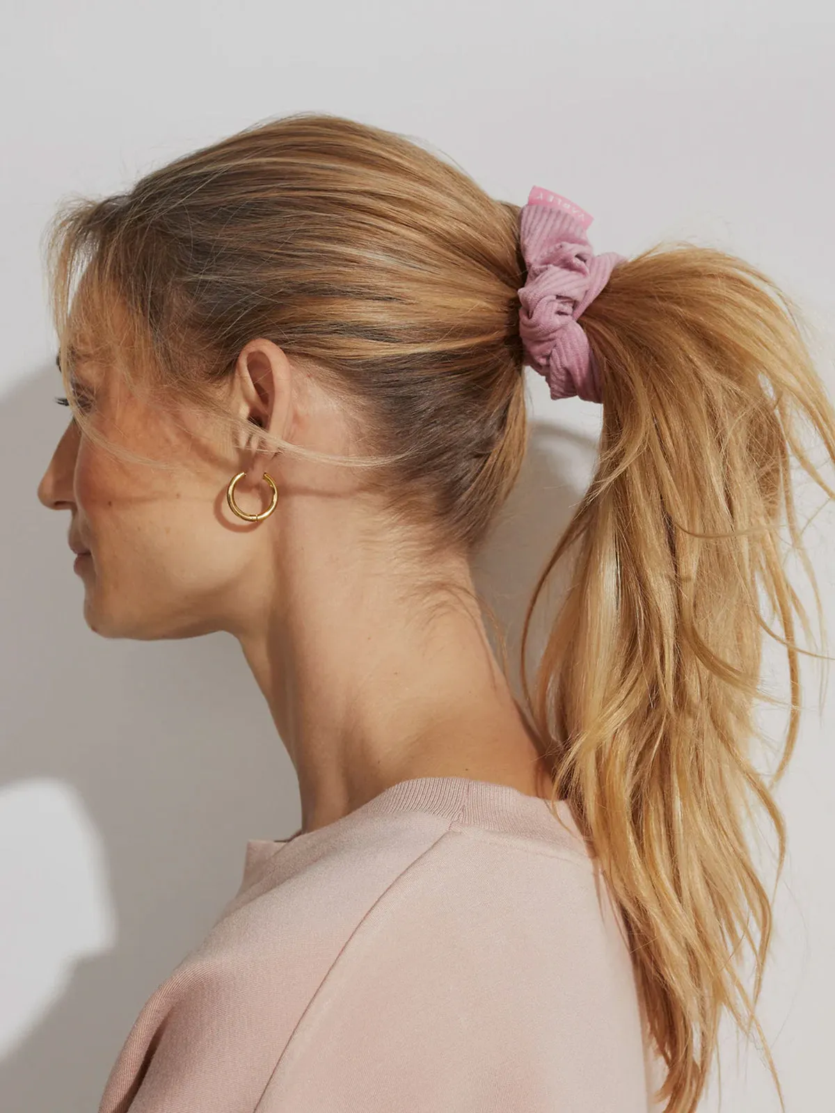 Tan / Nostalgia Rose Vista Scrunchies