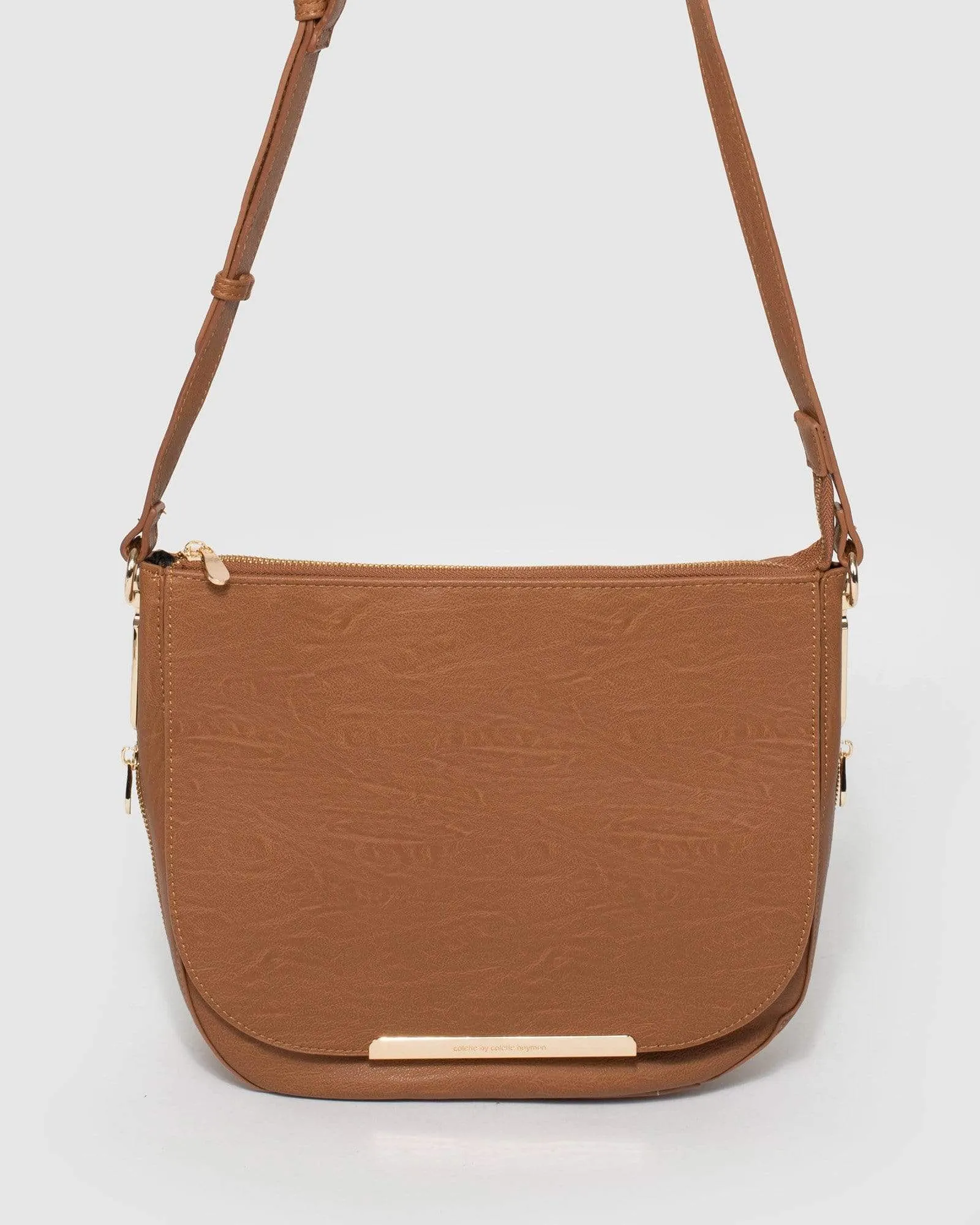 Tan Sabina Saddle Bag