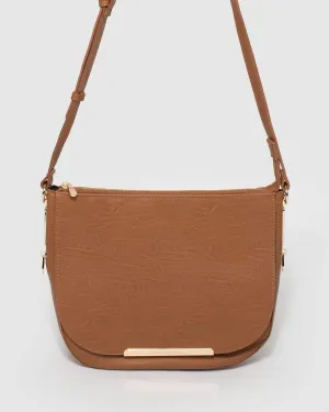 Tan Sabina Saddle Bag