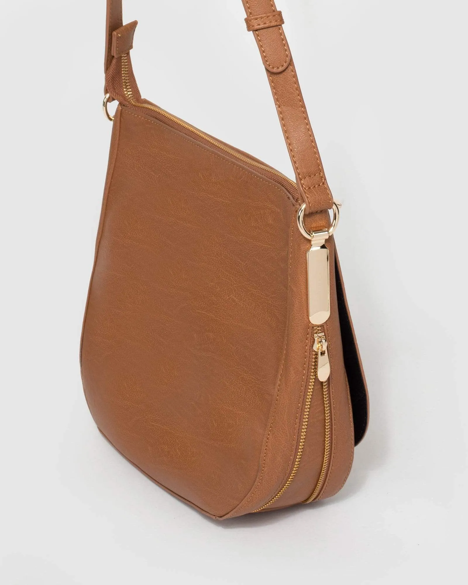 Tan Sabina Saddle Bag