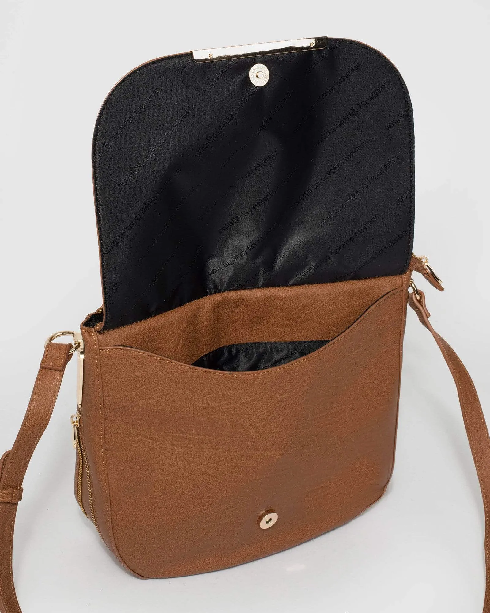 Tan Sabina Saddle Bag