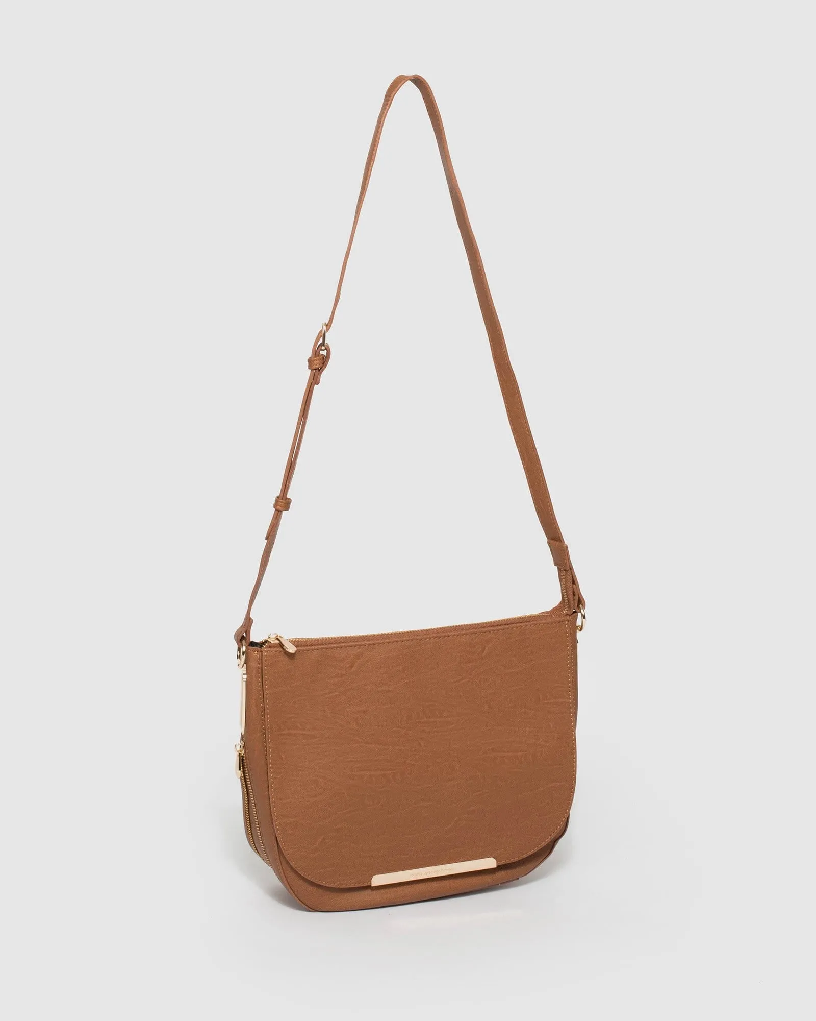 Tan Sabina Saddle Bag