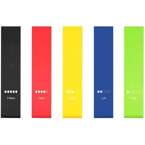 Terra Resistance Loop Bands Set includes 5 Exercise Bands and 1 Carrying Bag