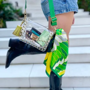 The Eugene Clear Small Studded Bag