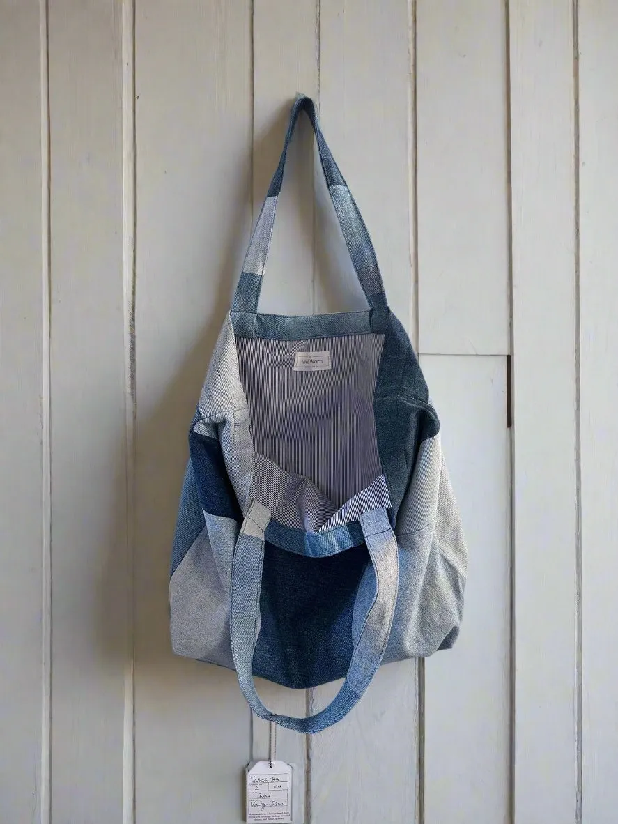 The Patchwork Tote - Vintage Denim