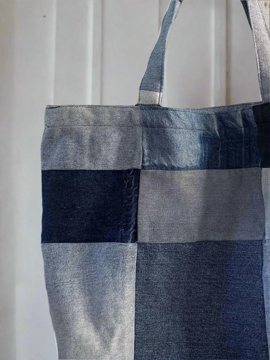 The Patchwork Tote - Vintage Denim