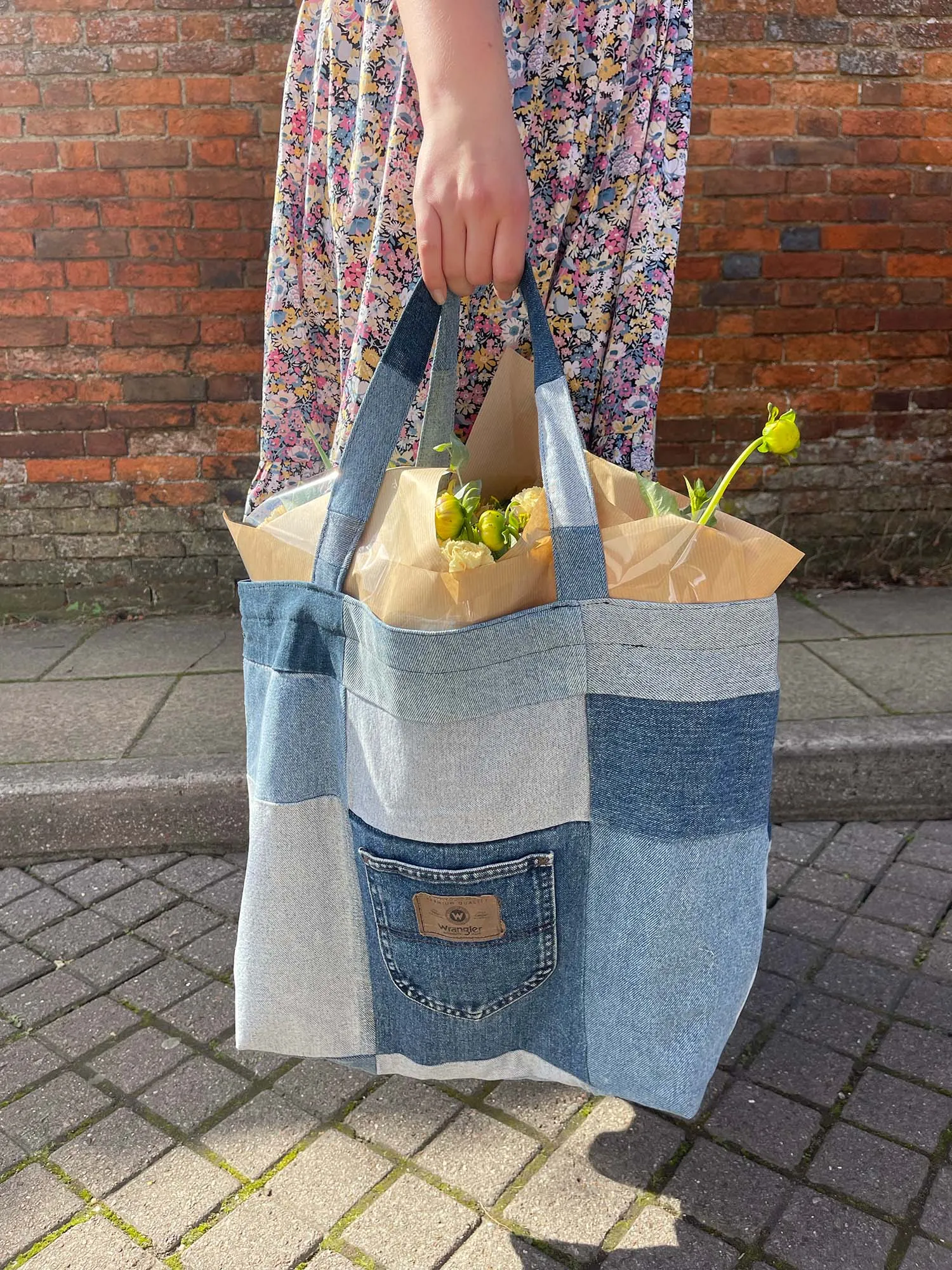 The Patchwork Tote - Vintage Denim