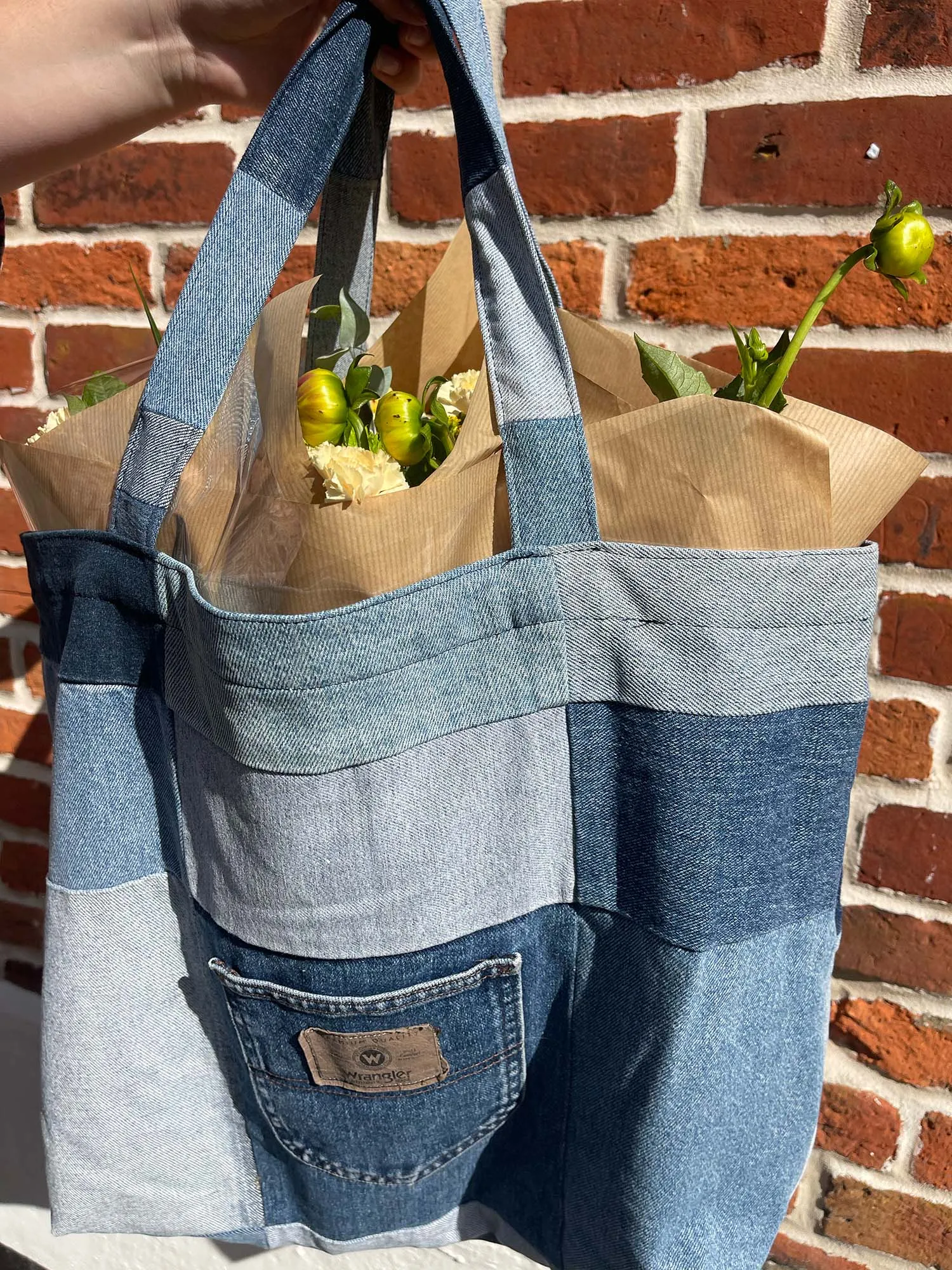 The Patchwork Tote - Vintage Denim