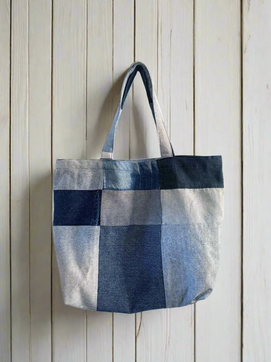 The Patchwork Tote - Vintage Denim