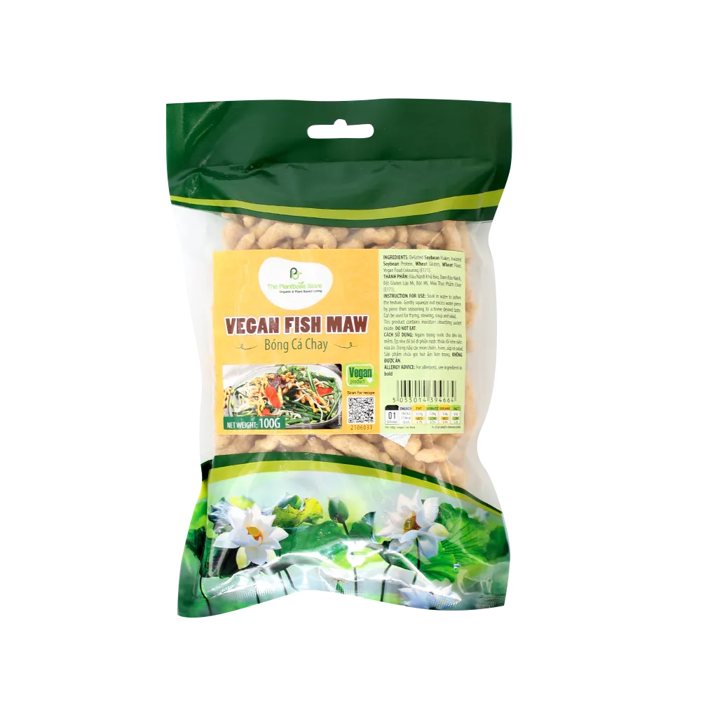 The Plantbase Store Vegan Fish Maw 100g (Case 30)