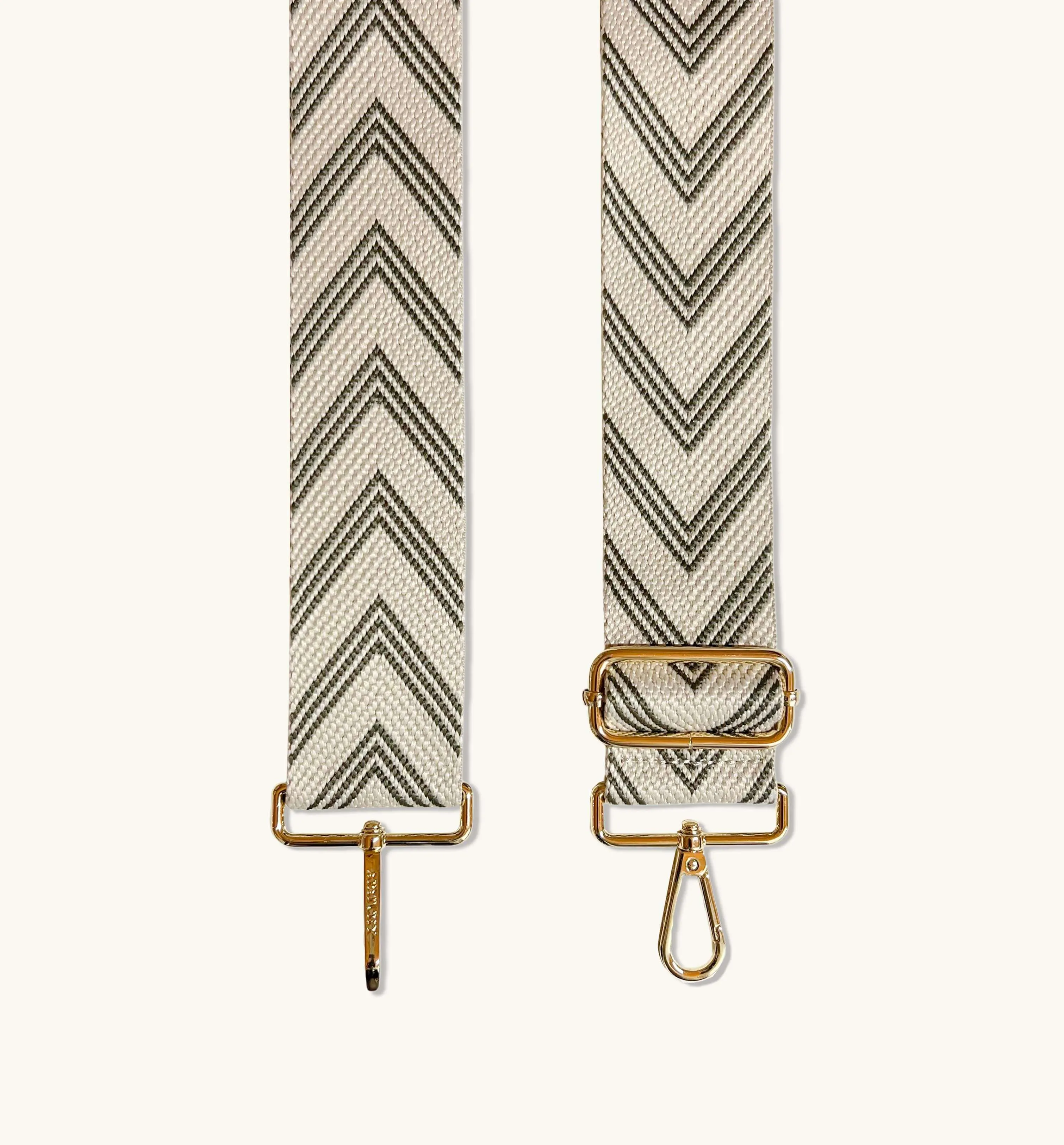 The Tassel Olive Green Leather Crossbody Bag With Olive Green Arrow Strap