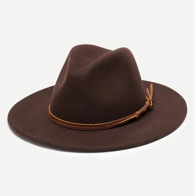 Timeless Elegance Fedora in Saddle