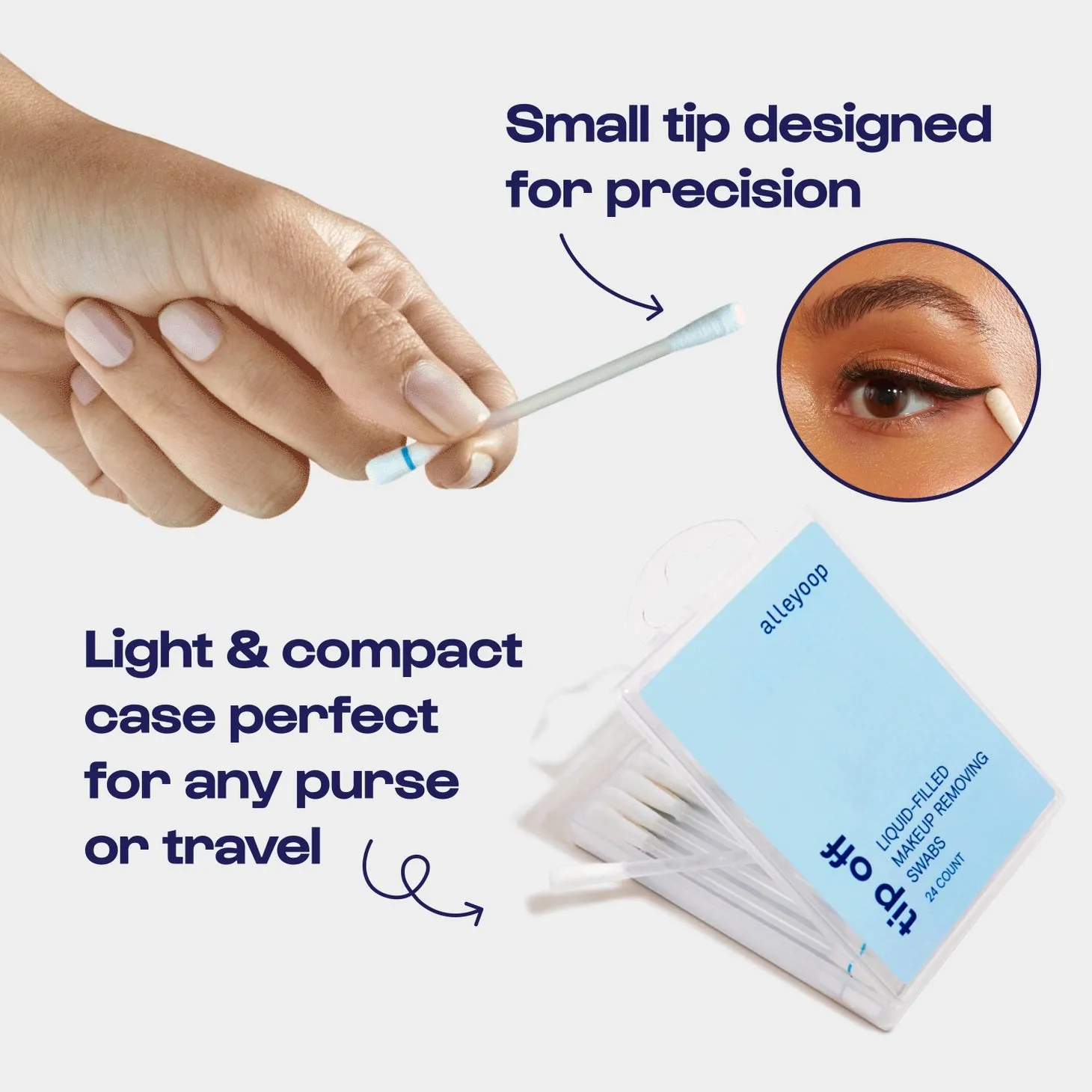 Tip Off - Liquid-Filled Makeup Removing Swabs