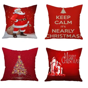TP119 Luxurious Christmas Throw Pillows Group