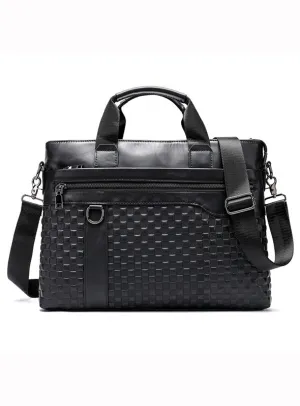 Trendy Good Leather Brief Cases For Mens Fashion Office Briefcase Bags