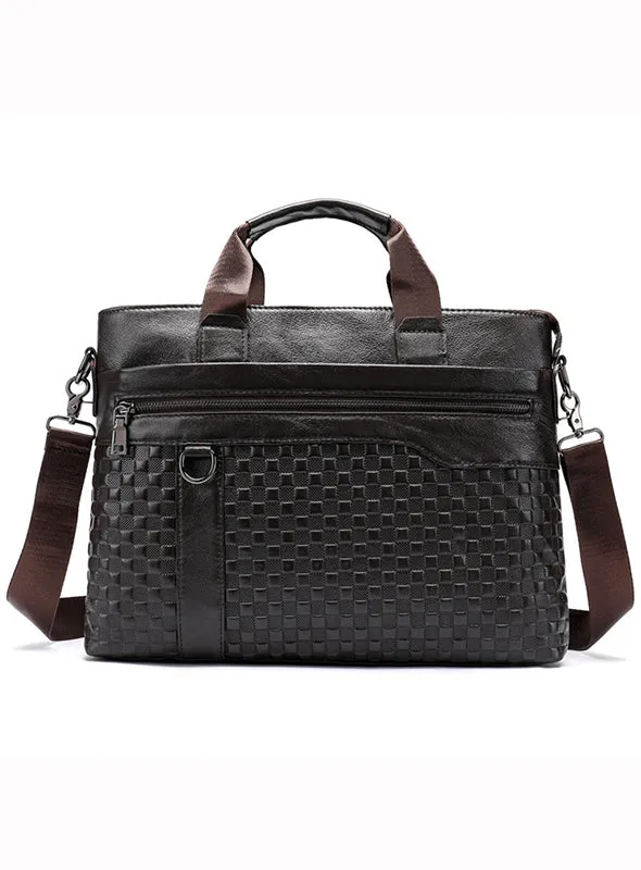 Trendy Good Leather Brief Cases For Mens Fashion Office Briefcase Bags