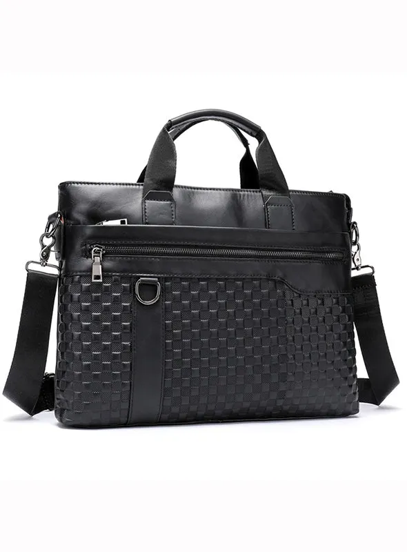 Trendy Good Leather Brief Cases For Mens Fashion Office Briefcase Bags