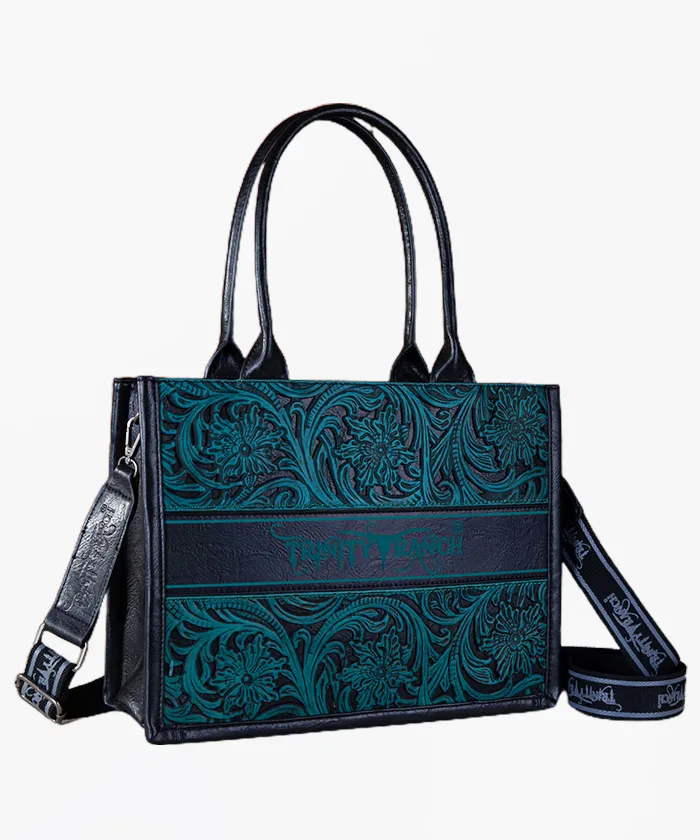 Trinity Ranch Tooled Concealed Carry Tote