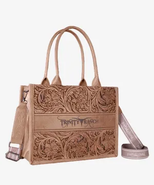 Trinity Ranch Tooled Concealed Carry Tote