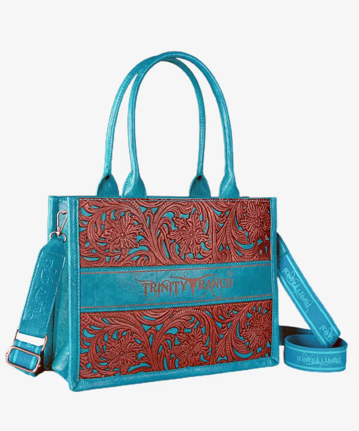 Trinity Ranch Tooled Concealed Carry Tote