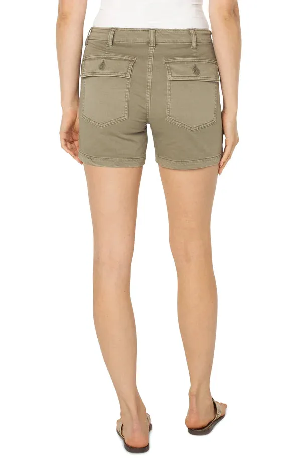 Utility Short with Flap Pockets