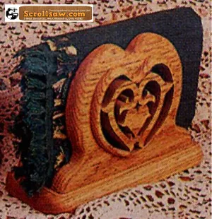 Victorian Napkin/Letter Holder Pattern, Two Designs