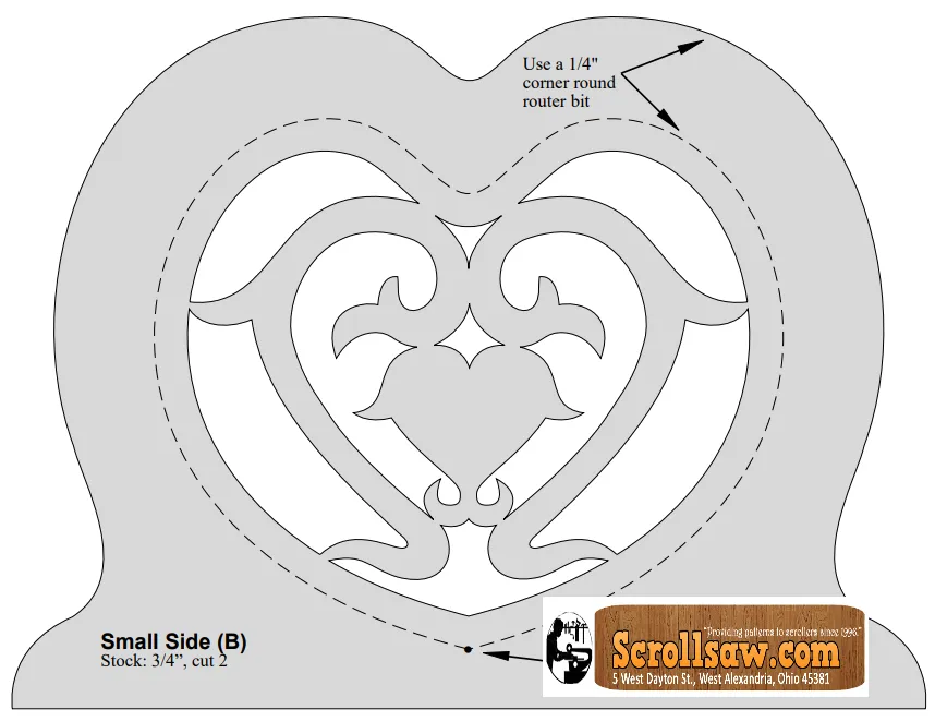 Victorian Napkin/Letter Holder Pattern, Two Designs