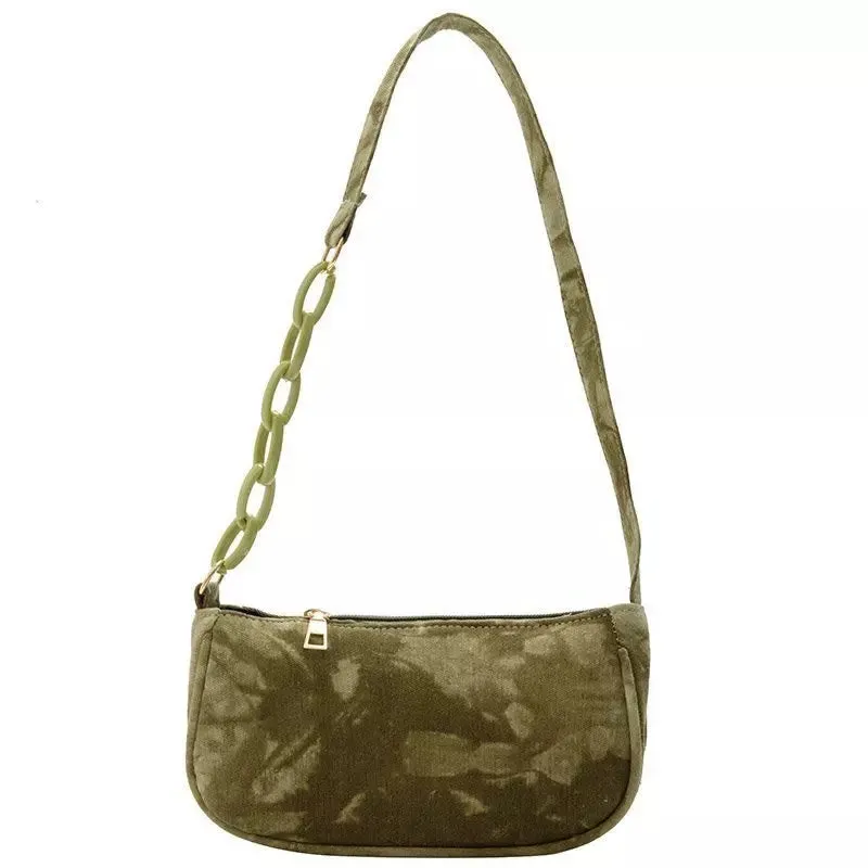 Vintage mini tie dye handbag