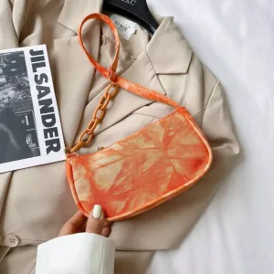 Vintage mini tie dye handbag