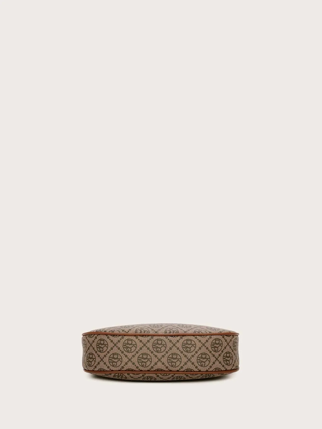 Vintage Retro Pattern Design Pu Zipper Closure Shoulder Bag