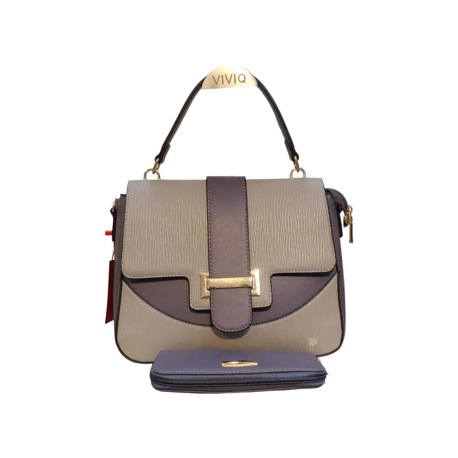 Vivq Top Handle Handbag With Wallet Set