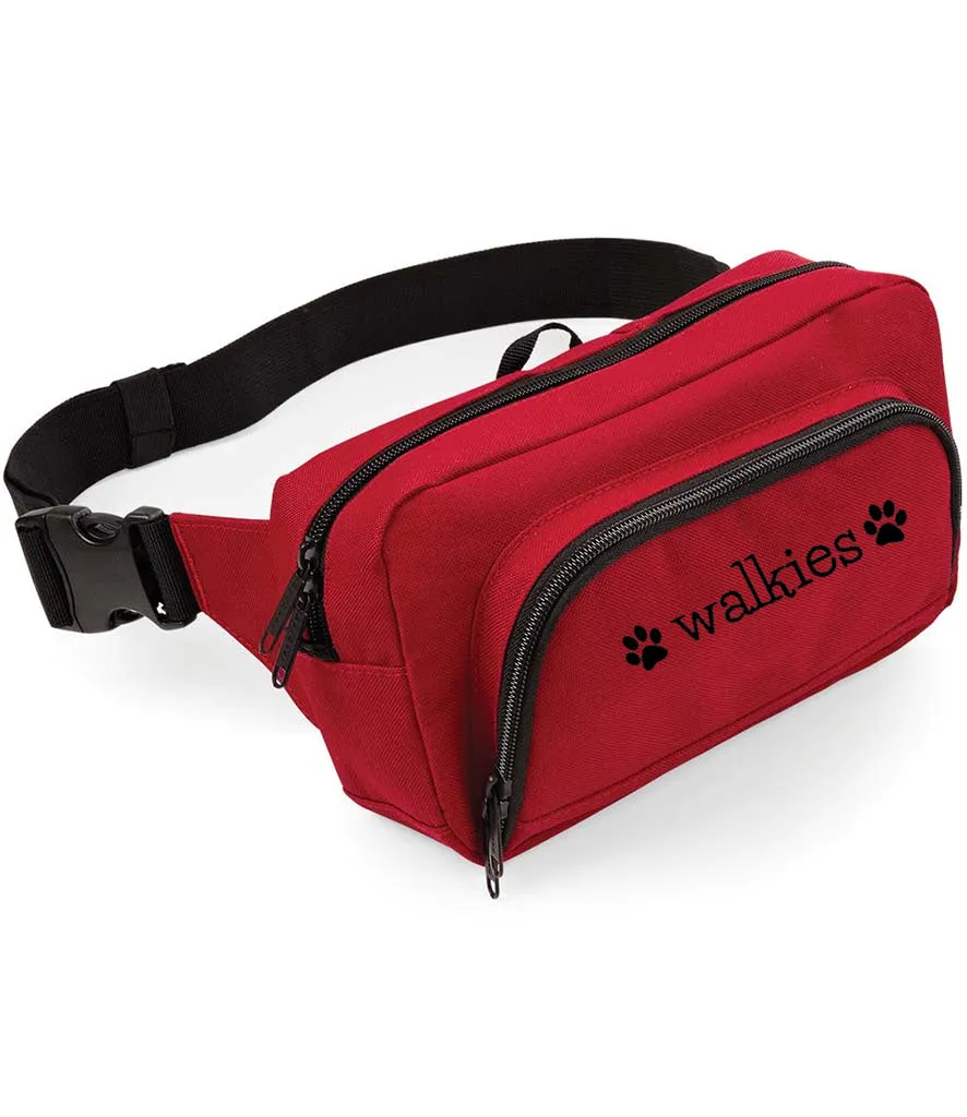 Walkies Dog Walking Bum Bag with Multiple Compartments