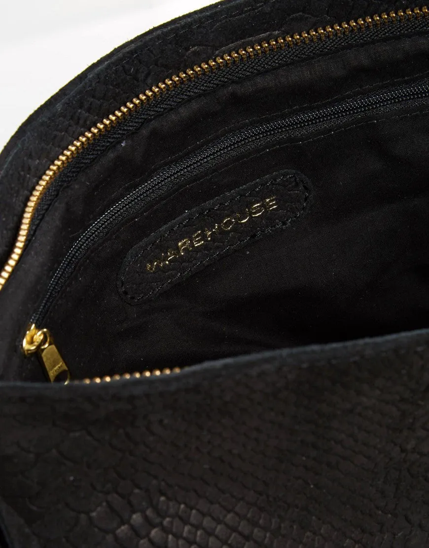 Warehouse Clean Tab Saddle Bag