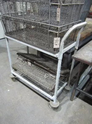 White Metal Trolley
