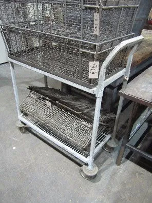 White Metal Trolley