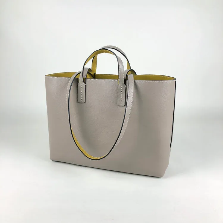 Womens Navy Leather Shoulder Tote Bags Best Tote Handbag Shopper Bags Purse for Ladies