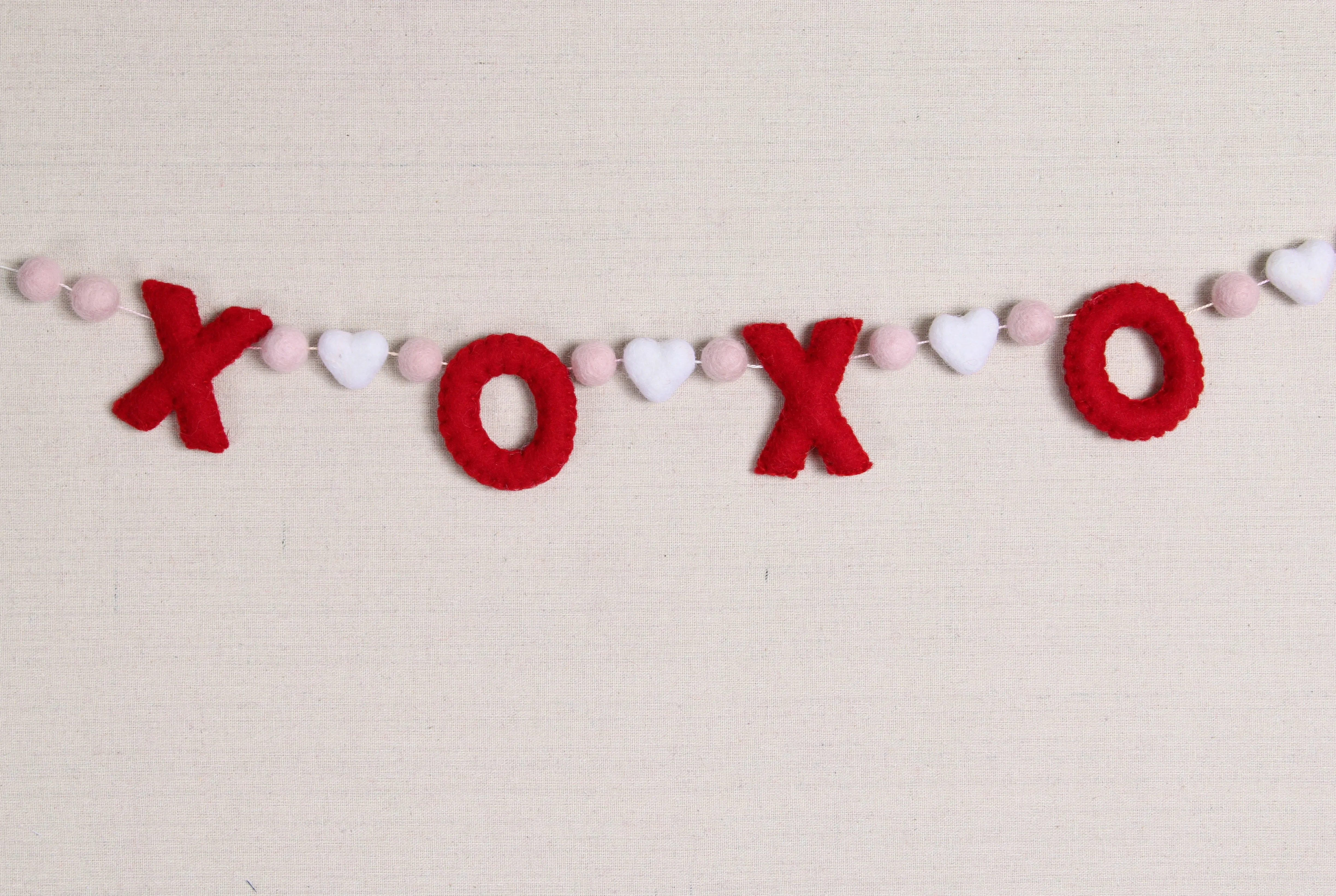 XO Felt Letters