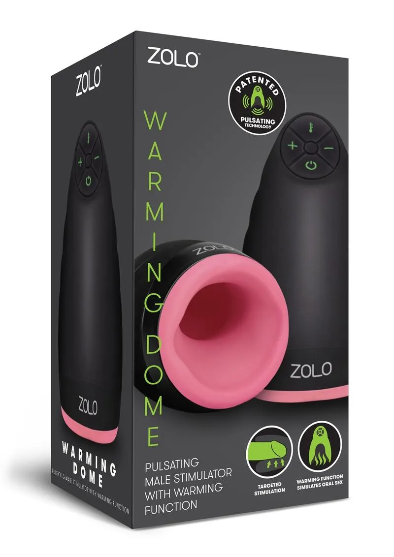 ZOLO Warming Dome Rechargeable Vibrating Masturbator